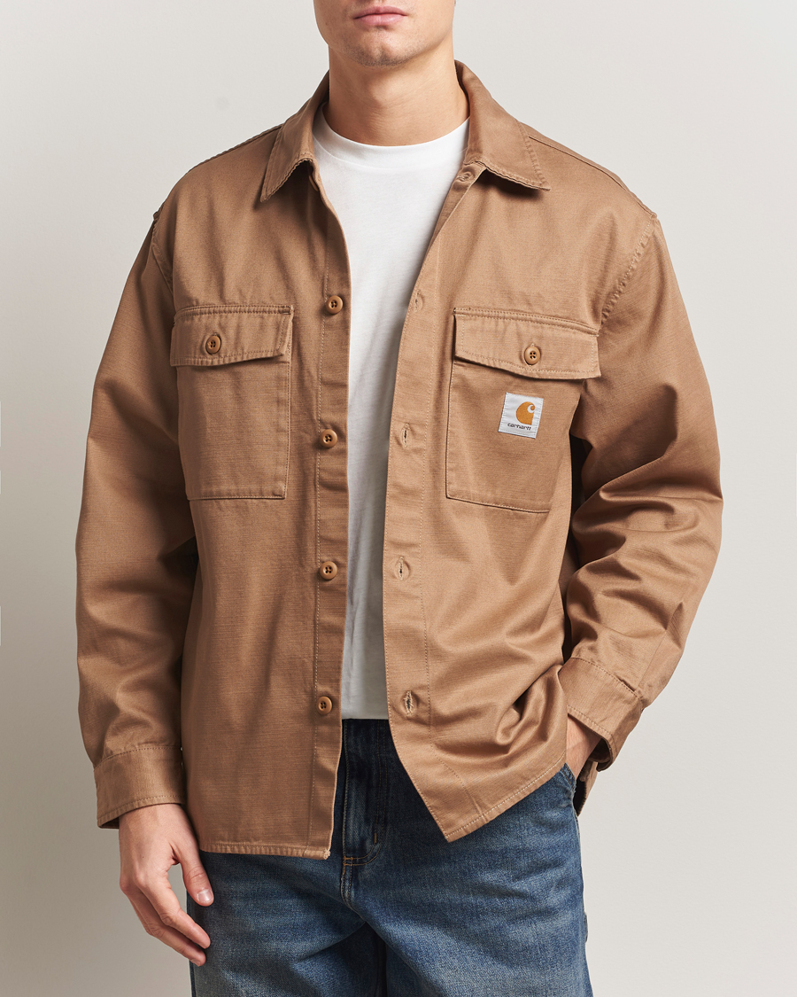 Herr | Skjortor | Carhartt WIP | Kelly Overshirt Peanut