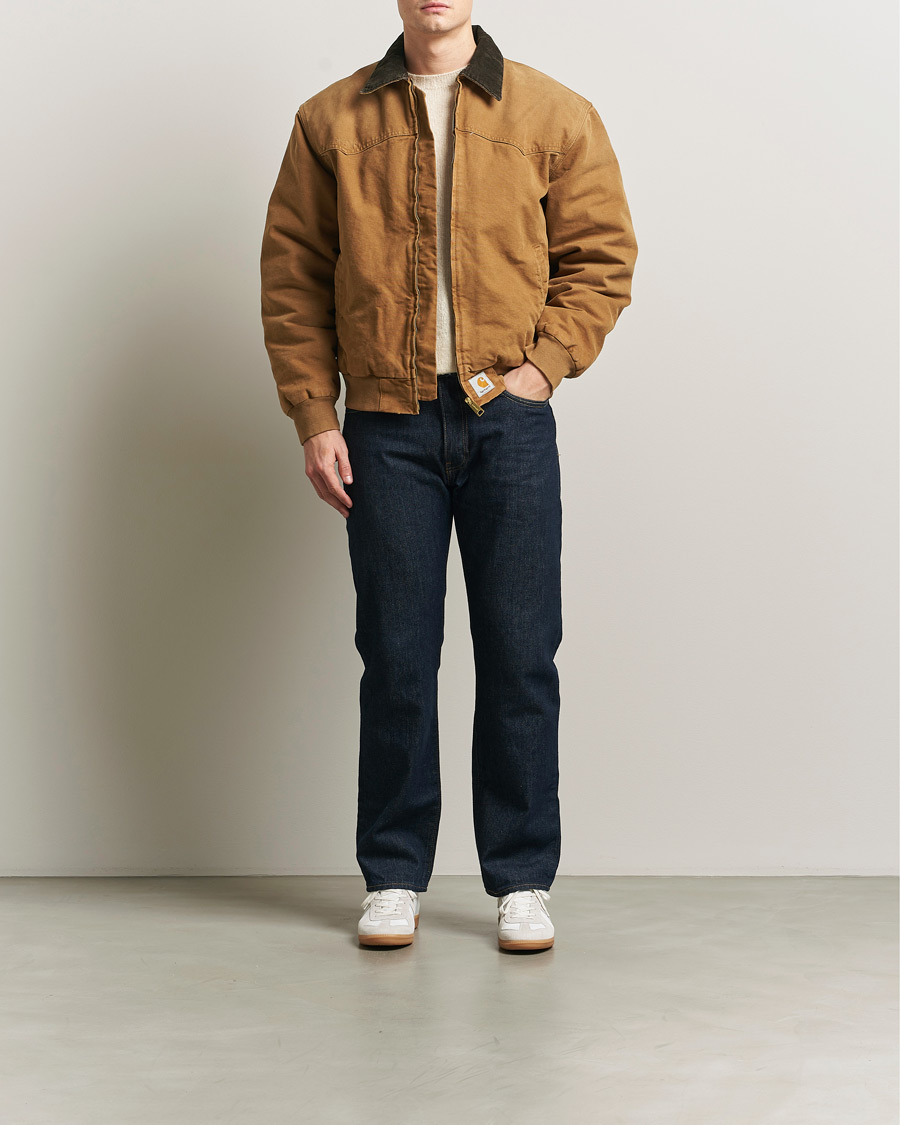 Herr | Jackor | Carhartt WIP | OG Santa Fee Jacket Hamilton Brown Grind Washed