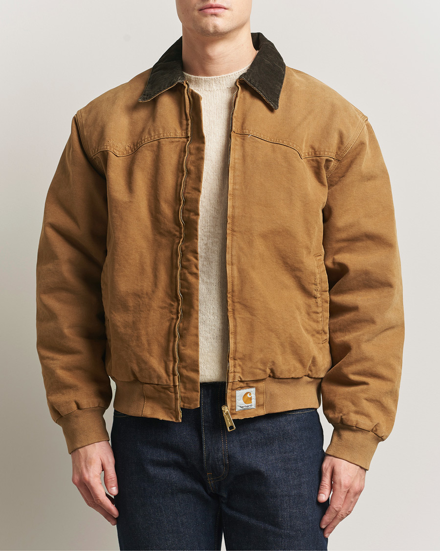 Herr | Jackor | Carhartt WIP | OG Santa Fee Jacket Hamilton Brown Grind Washed