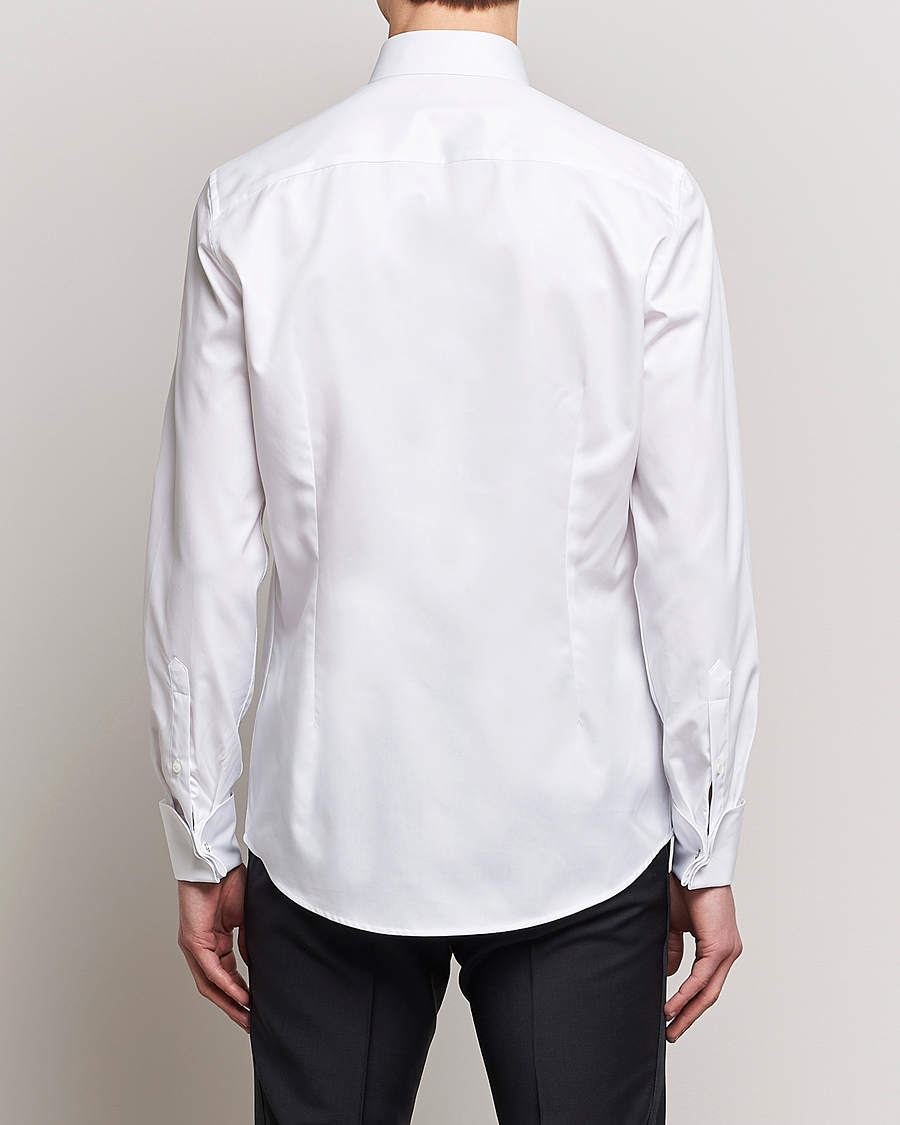 Herr | Skjortor | Stenströms | Slimline Open Smoking Shirt White