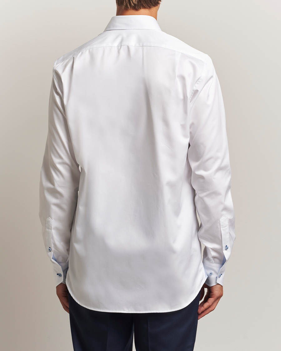 Herr | Skjortor | Stenströms | Regular Fit X-Long Sleeve Contrast Shirt White
