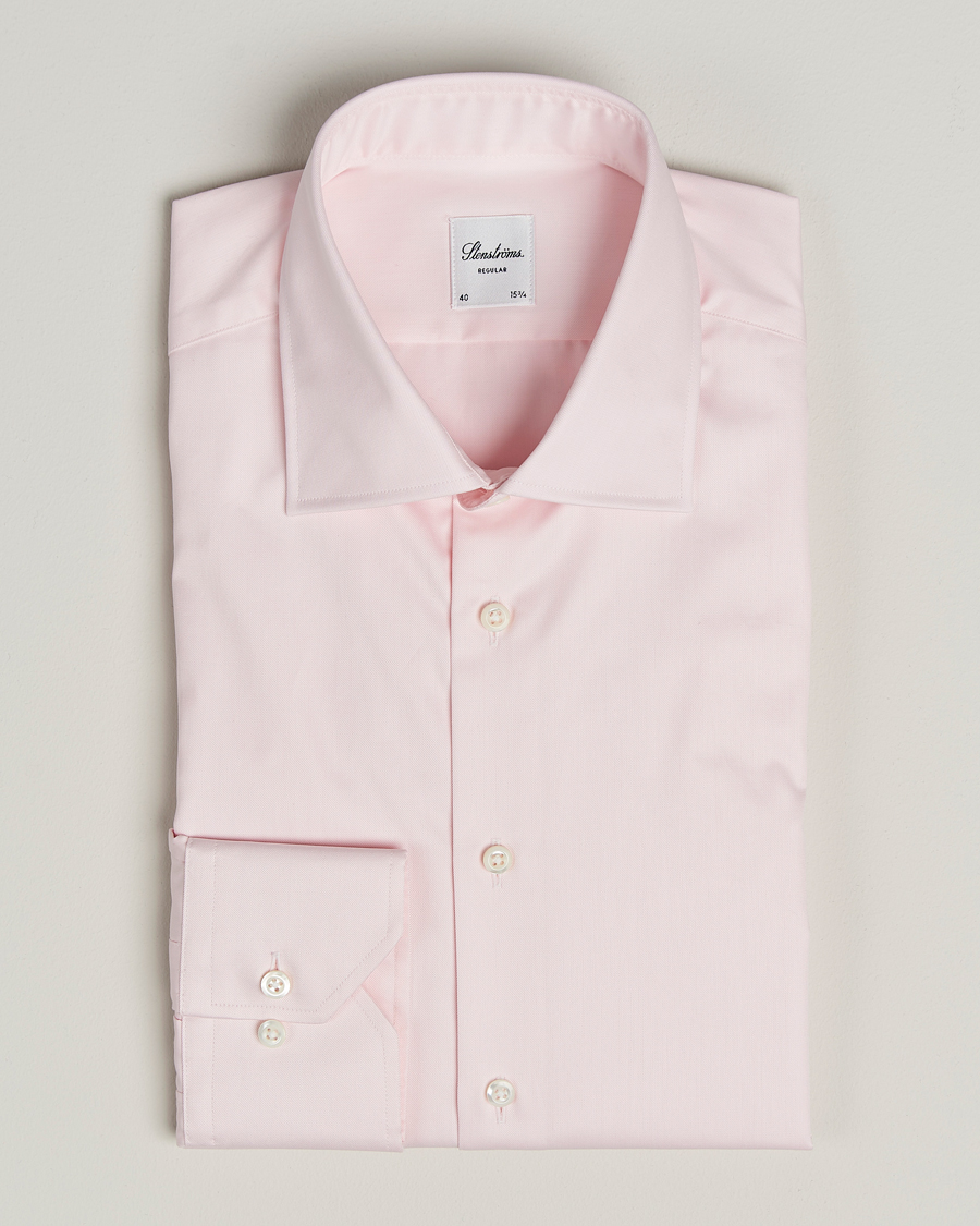 Herr | Skjortor | Stenströms | Regular Fit Cut Away Shirt Pink