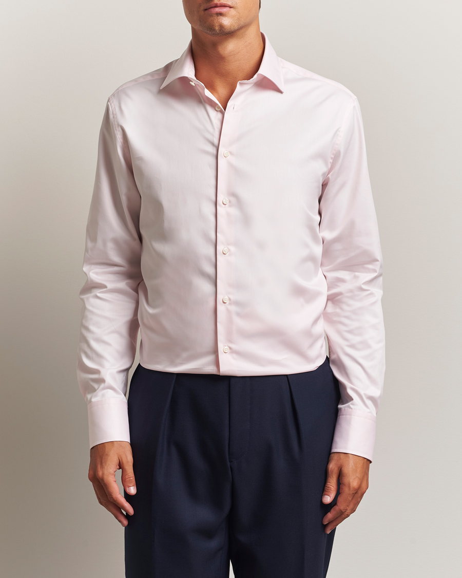 Herr | Skjortor | Stenströms | Regular Fit Cut Away Shirt Pink