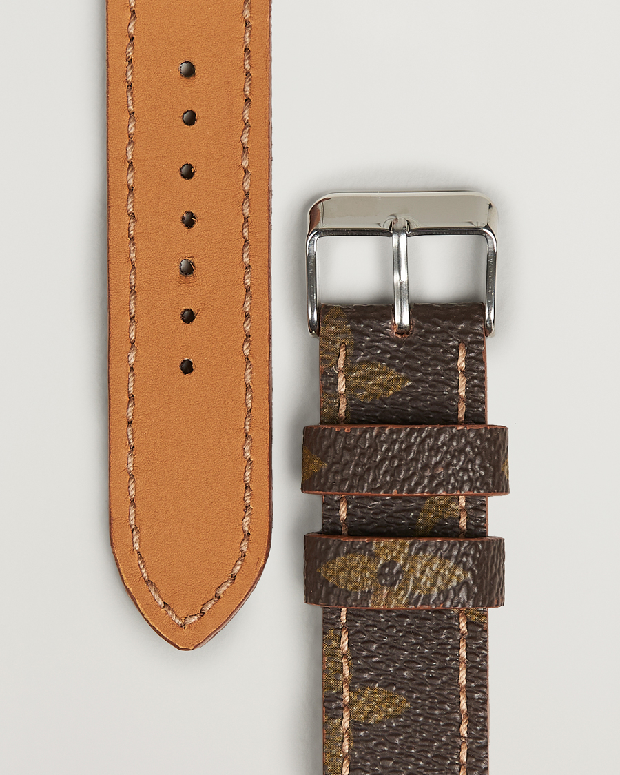 Herr | Klockarmband | Care with Carl | Watch Strap Re-made Louis Vuitton Monogram