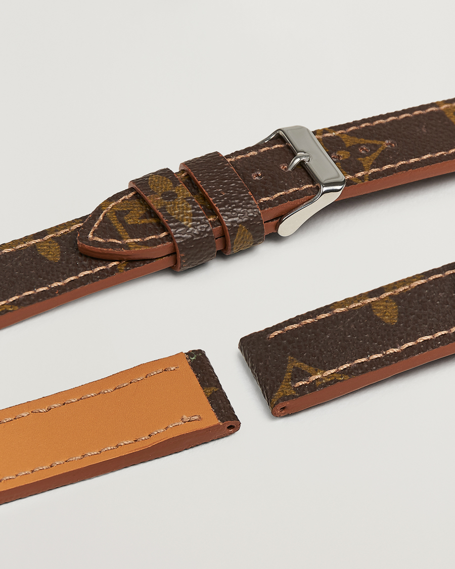 Herr | Klockarmband | Care with Carl | Watch Strap Re-made Louis Vuitton Monogram