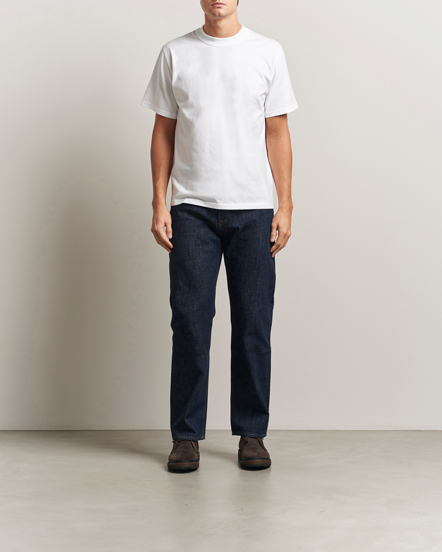 Herr | T-Shirts | Armor Lux for Care of Carl | 2-Pack Heritage Callac T-Shirt White/White