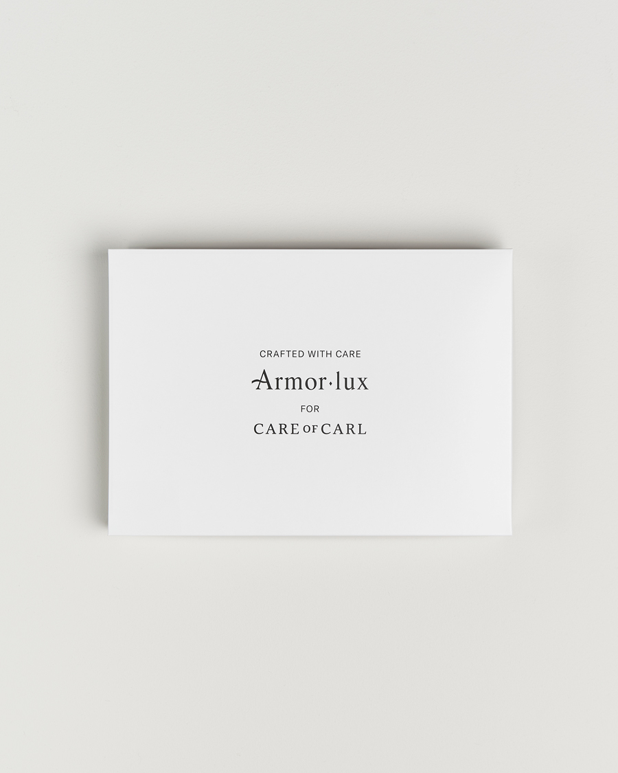 Herr | T-Shirts | Armor Lux for Care of Carl | 2-Pack Heritage Callac T-Shirt White/White