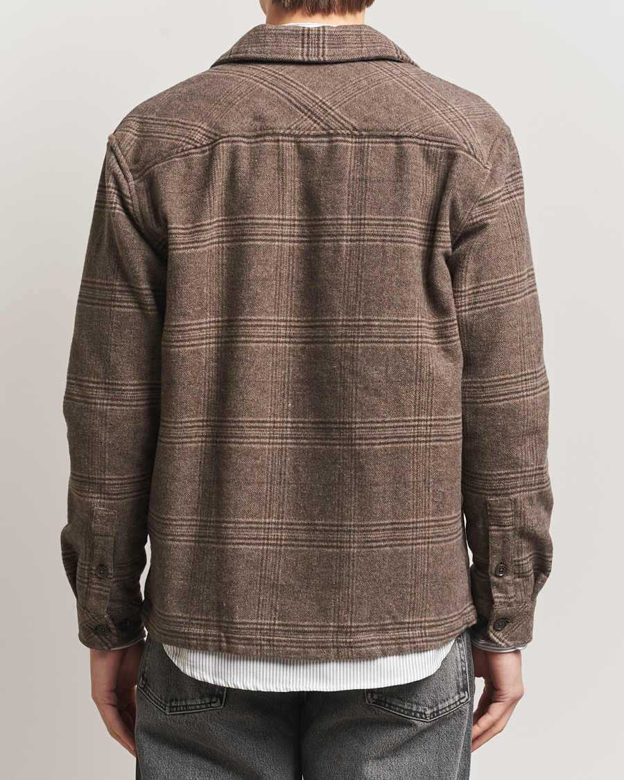 Herr | Skjortor | Samsøe Samsøe | Castor Checked Overshirt Black Coffee