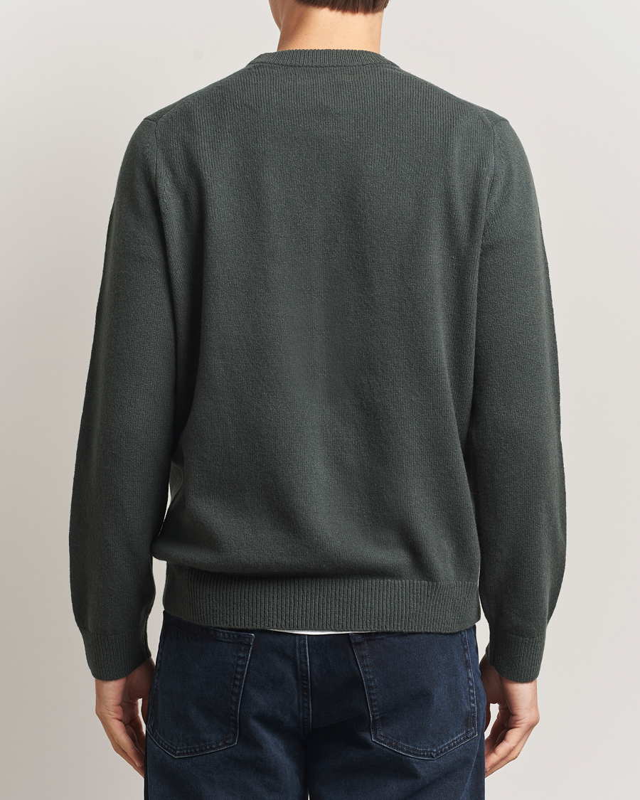 Herr | Tröjor | Samsøe Samsøe | Isak Knitted Crew Neck Dark Evergreen