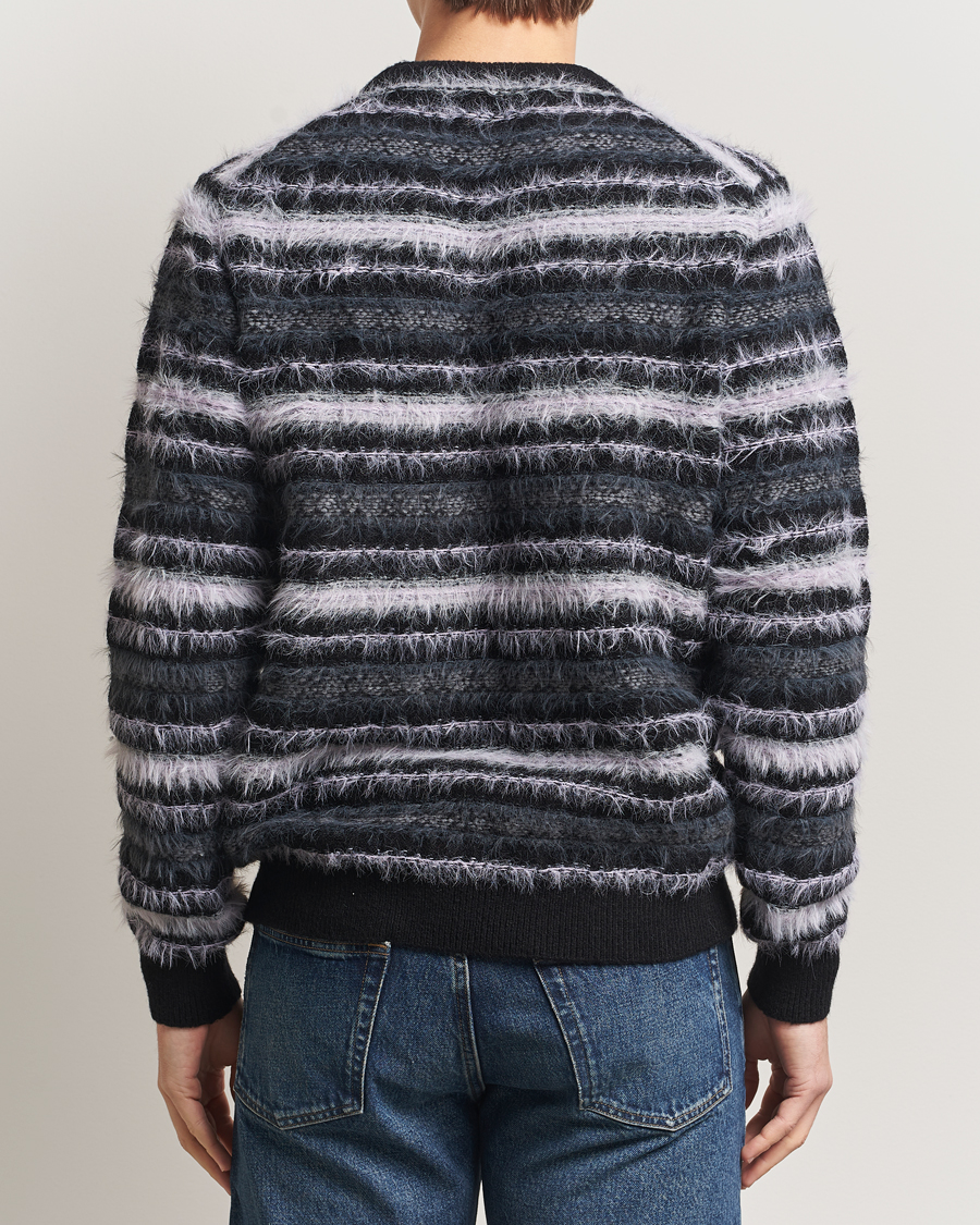 Herr | Tröjor | Samsøe Samsøe | Finnley Striped Knitted Sweater Black Multi