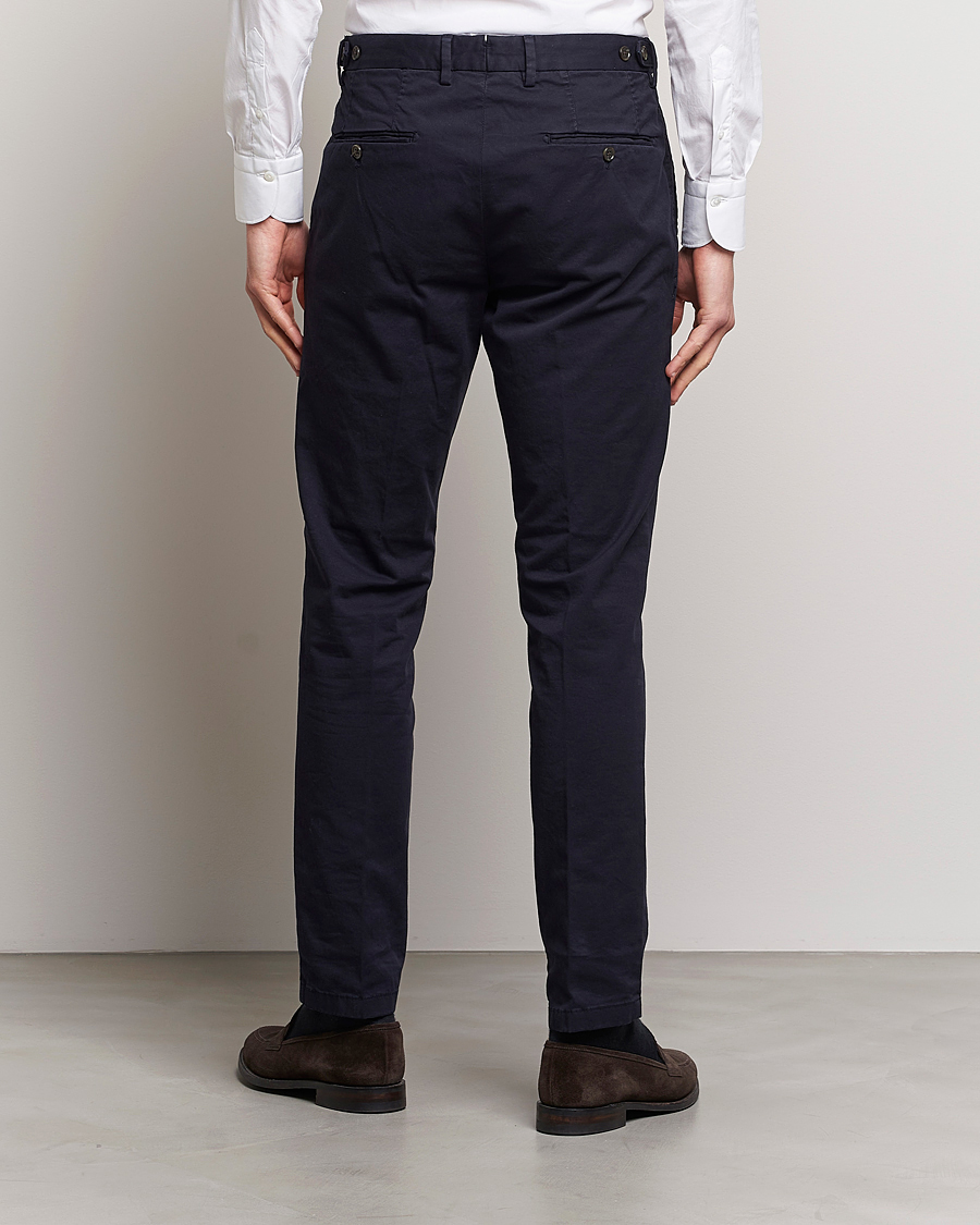 Herr | Byxor | Oscar Jacobson | Danwick Cotton Trousers Navy