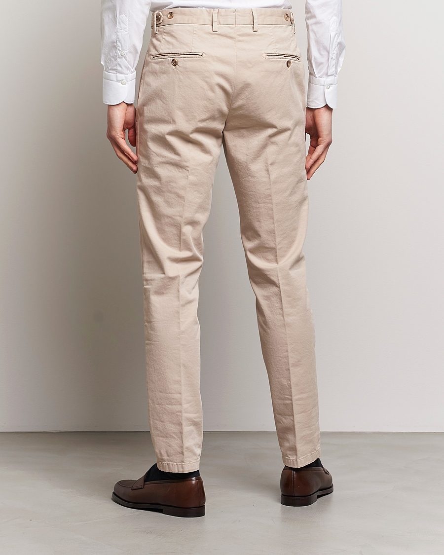 Herr | Byxor | Oscar Jacobson | Danwick Cotton Trousers Beige