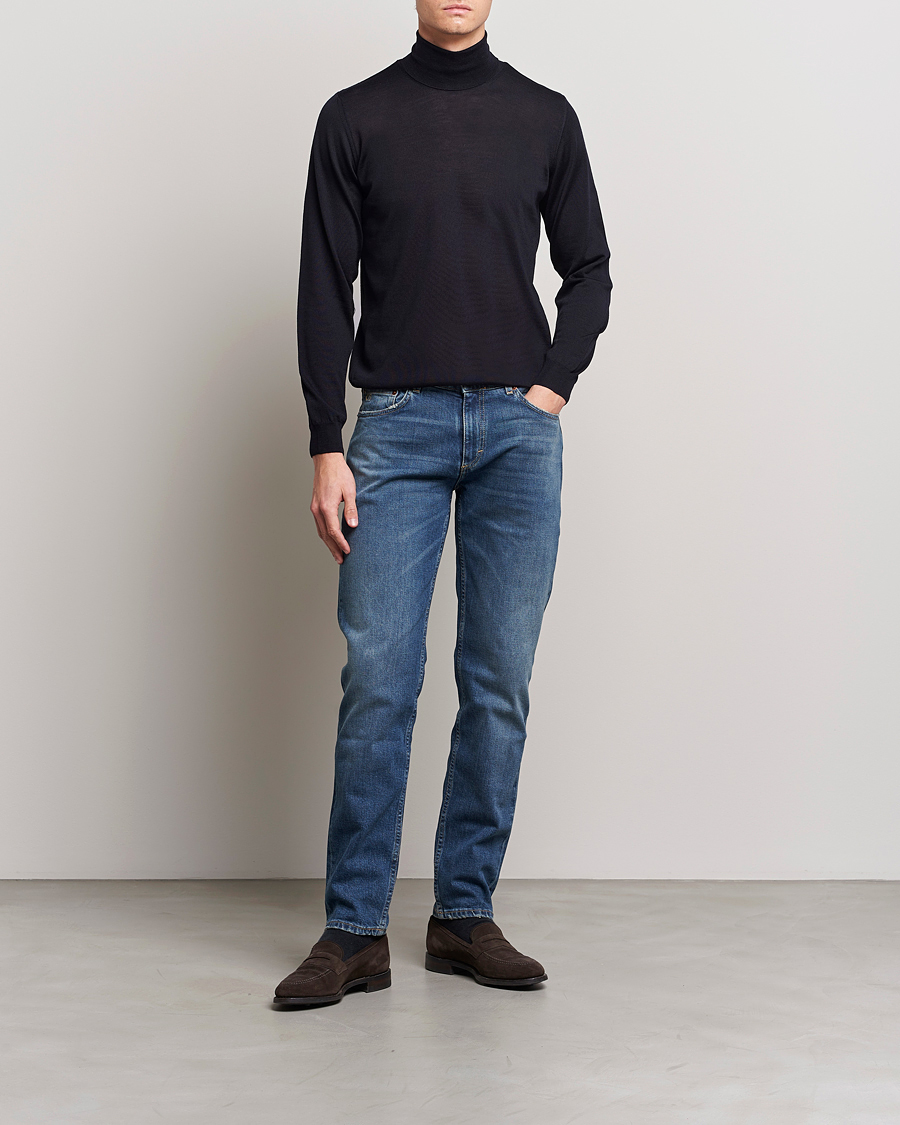 Herr | Jeans | Oscar Jacobson | Albert Cotton Stretch Jeans Vintage Wash