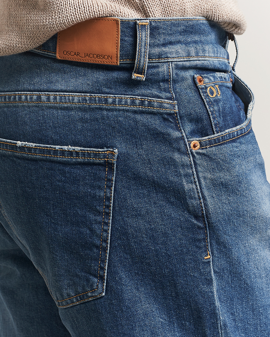 Herr | Jeans | Oscar Jacobson | Karl Cotton Stretch Jeans Vintage Wash