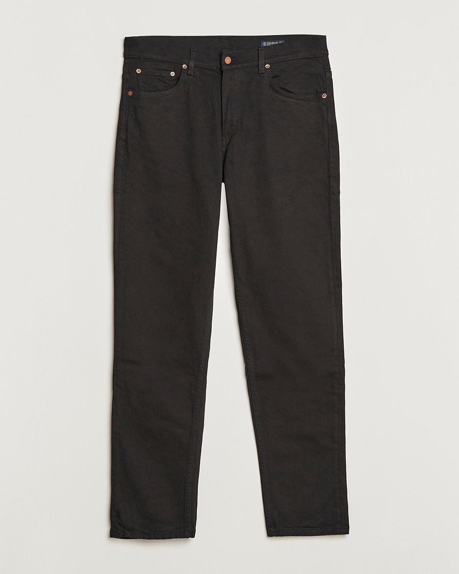 Herr | Jeans | Oscar Jacobson | Karl Cotton Stretch Jeans Black
