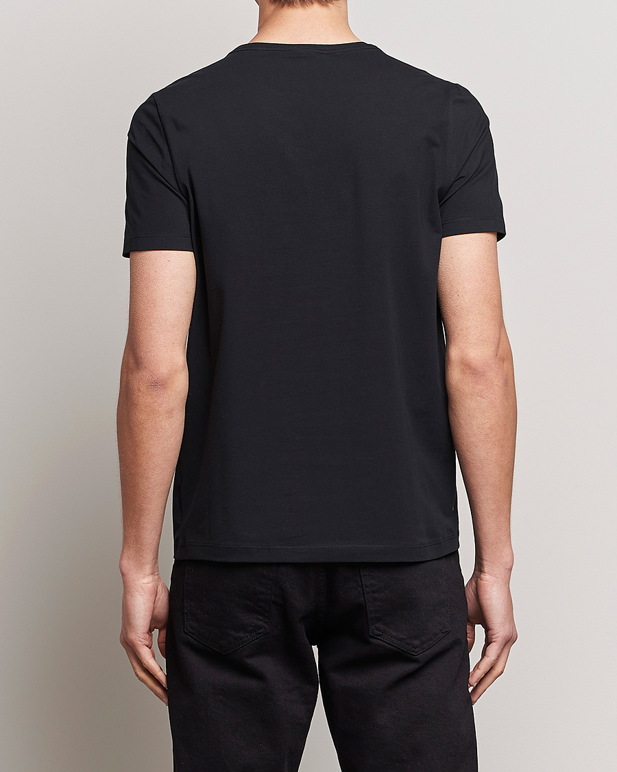 Herr | T-Shirts | Oscar Jacobson | Kyran Cotton T-Shirt Black
