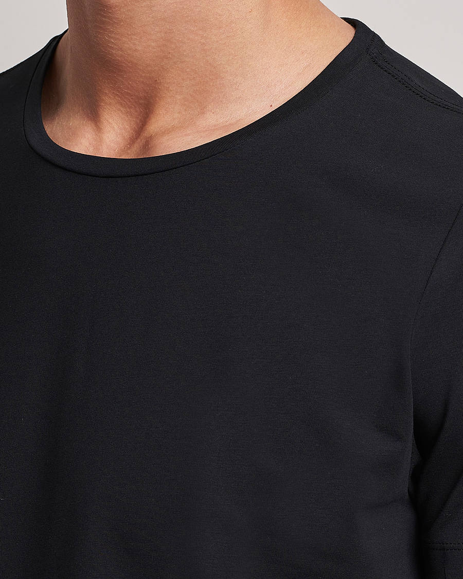 Herr | T-Shirts | Oscar Jacobson | Kyran Cotton T-Shirt Black