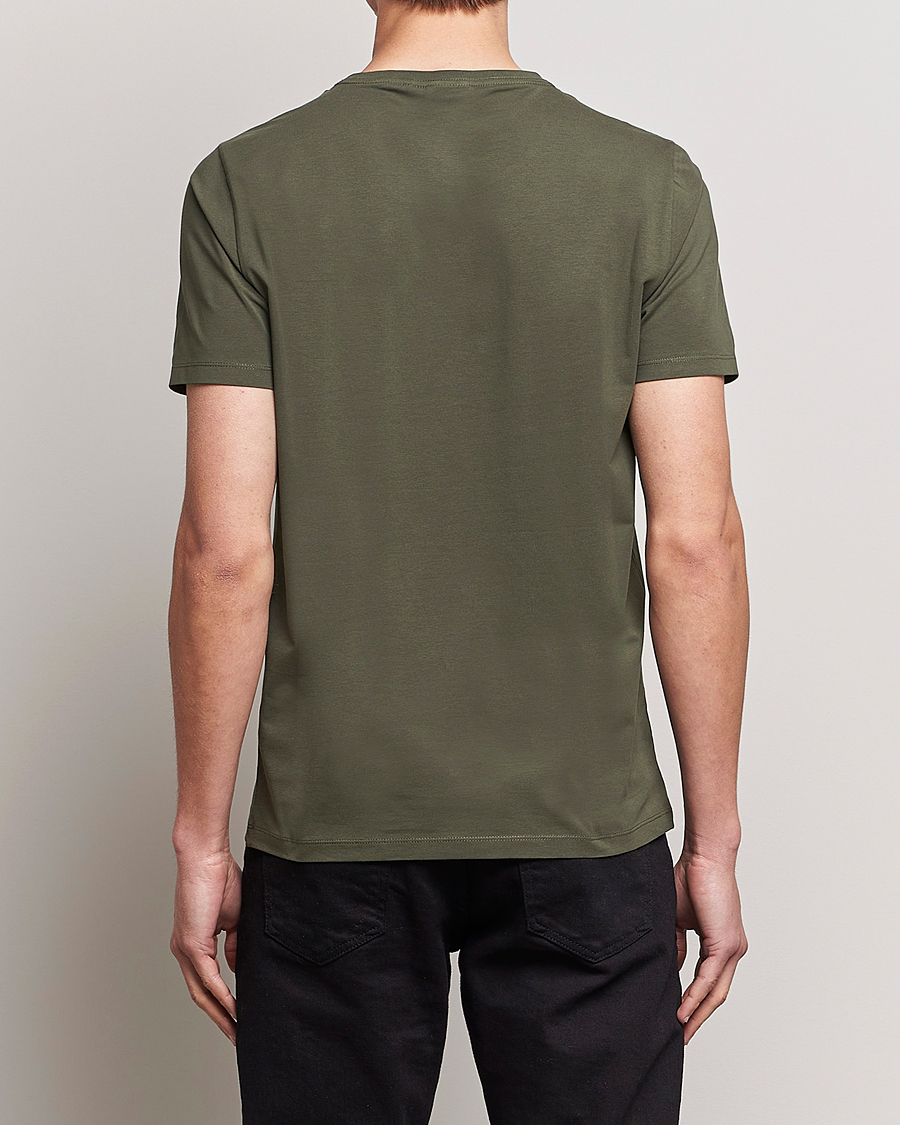 Herr | T-Shirts | Oscar Jacobson | Kyran Cotton T-Shirt Green