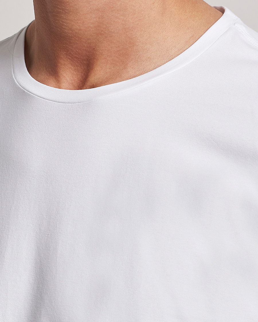 Herr | T-Shirts | Oscar Jacobson | Kyran Cotton T-Shirt White