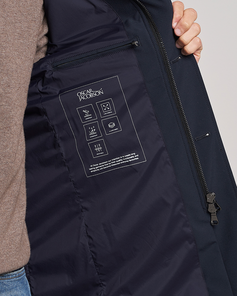 Herr | Jackor | Oscar Jacobson | Johnson Coat Navy