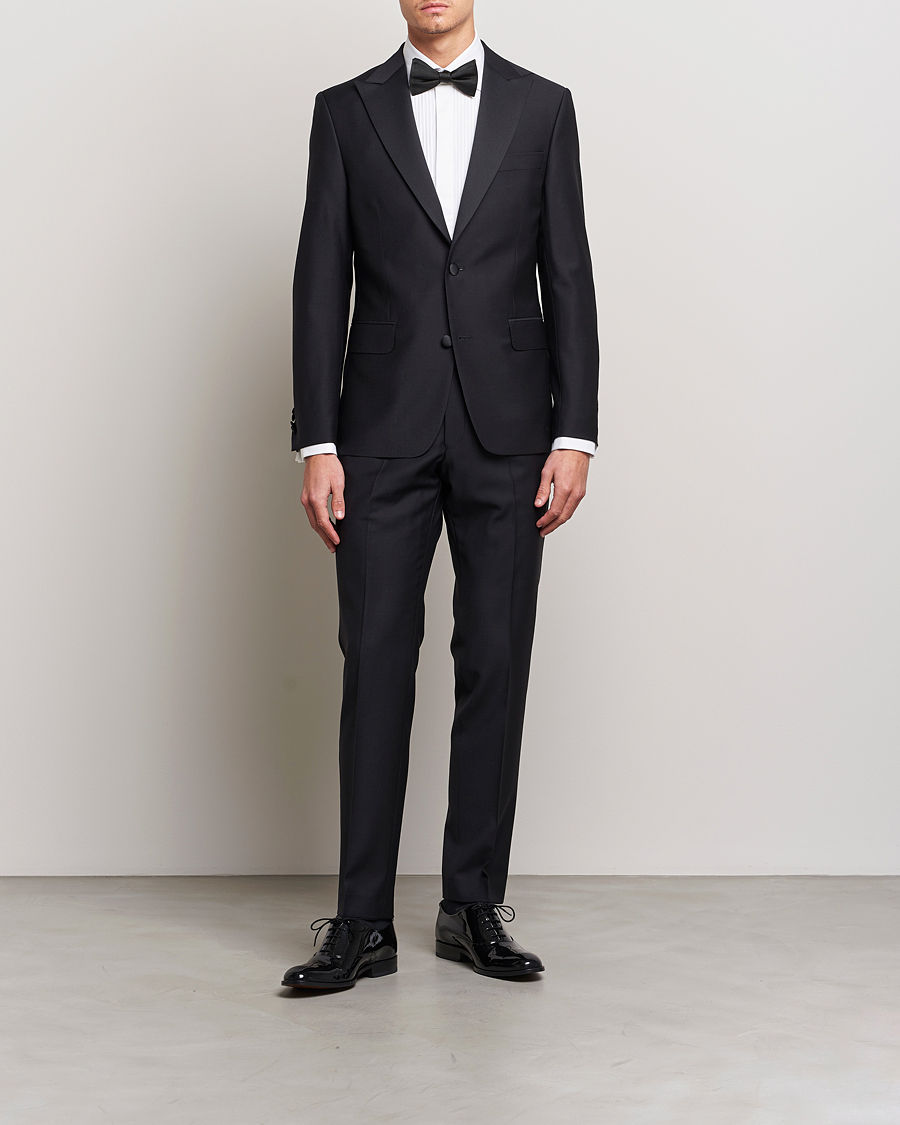 Herr | Skjortor | Oscar Jacobson | Slim Fit Cut Away Tuxedo Double Cuff White