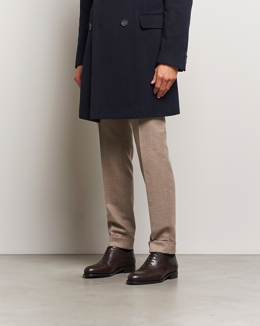 Herr | Oxfords | Oscar Jacobson | Oxford Shoes Dark Mud Brown