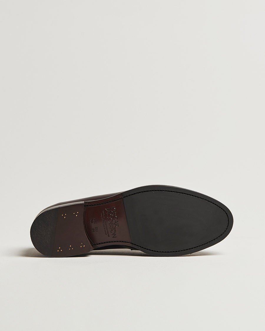 Herr | Loafers | Oscar Jacobson | Penny Loafers Dark Mud Brown
