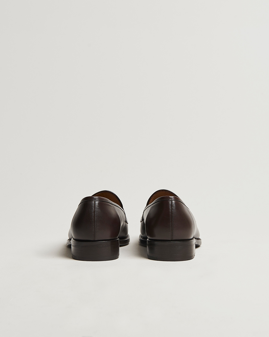 Herr | Loafers | Oscar Jacobson | Penny Loafers Dark Mud Brown