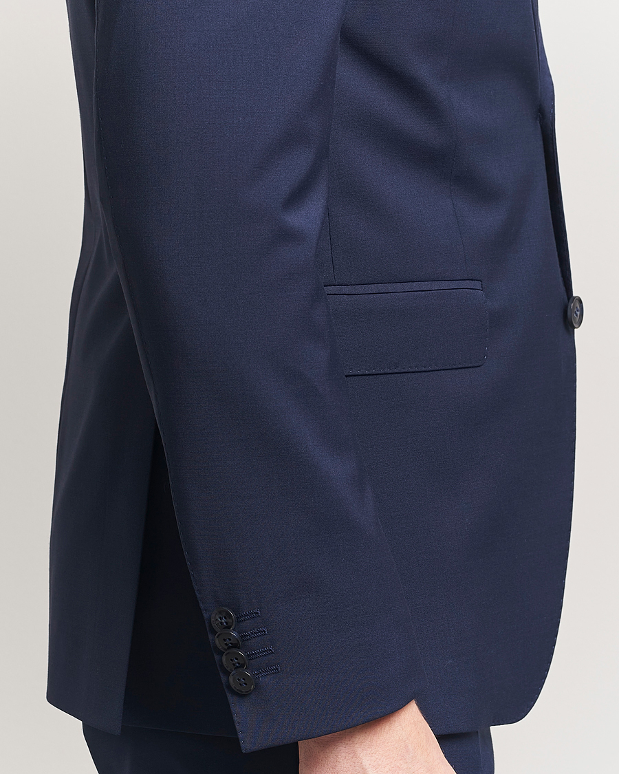 Herr | Kavajer | Oscar Jacobson | Ego Wool Blend Blazer Navy