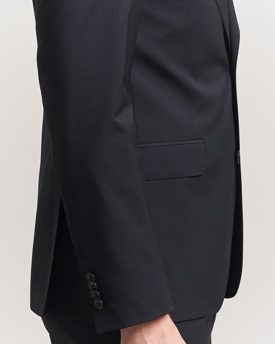 Herr | Kavajer | Oscar Jacobson | Ego Wool Blend Blazer Black