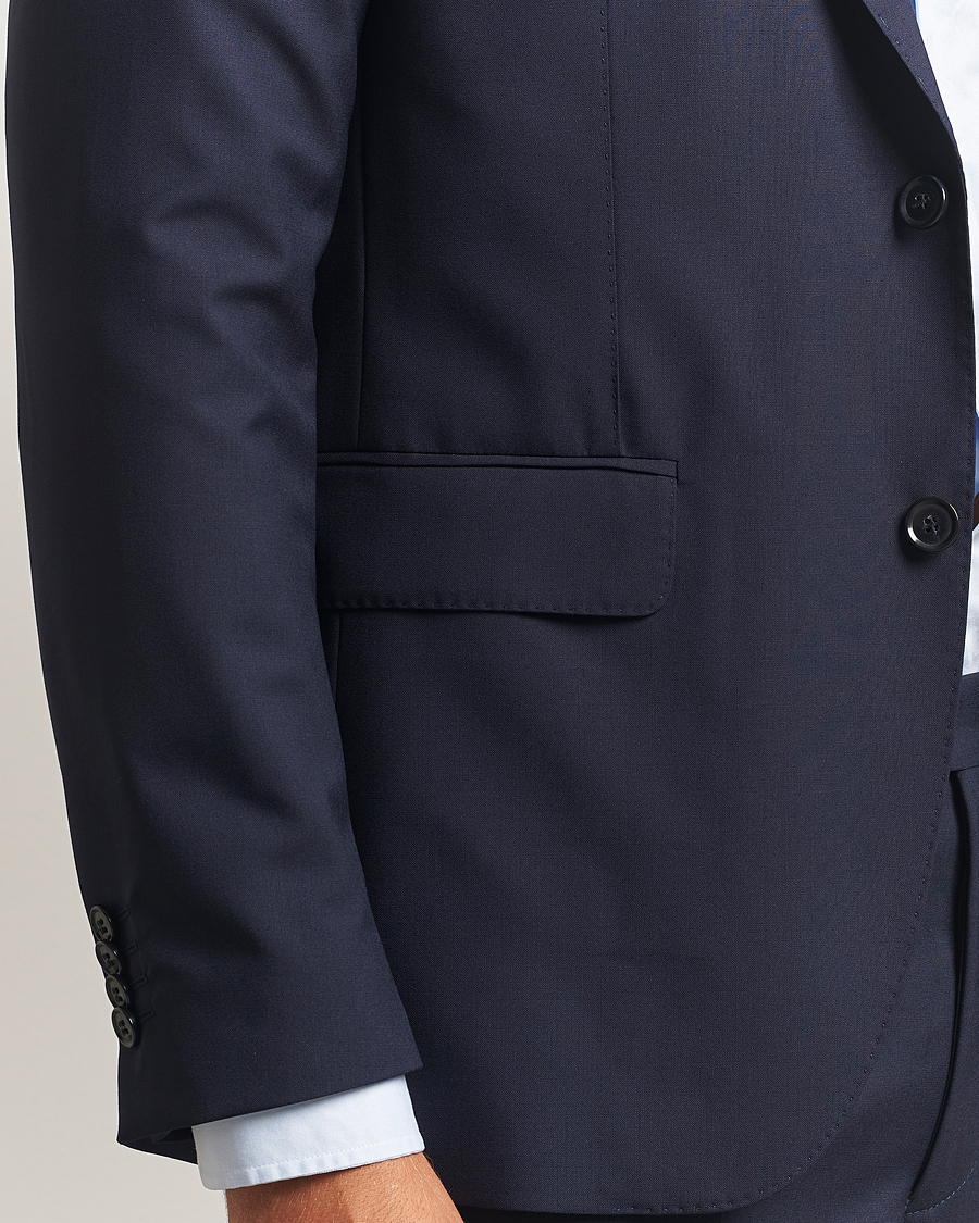 Herr | Kavajer | Oscar Jacobson | Ego Wool Blazer Blue