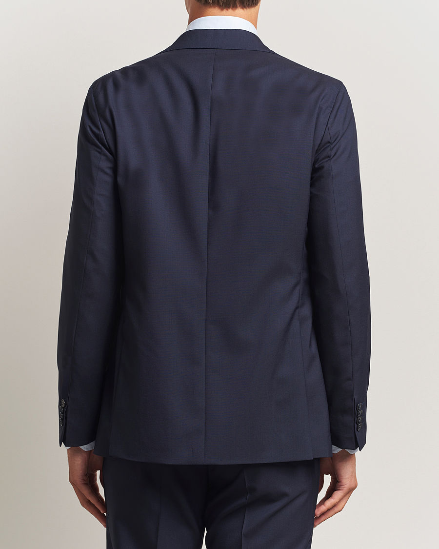 Herr | Kavajer | Oscar Jacobson | Fogerty Wool Blazer Blue