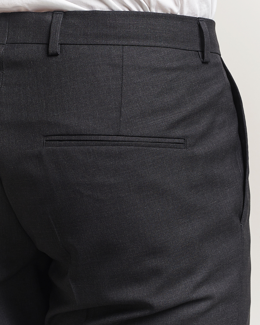 Herr | Byxor | Oscar Jacobson | Dandy Wool Trousers Grey