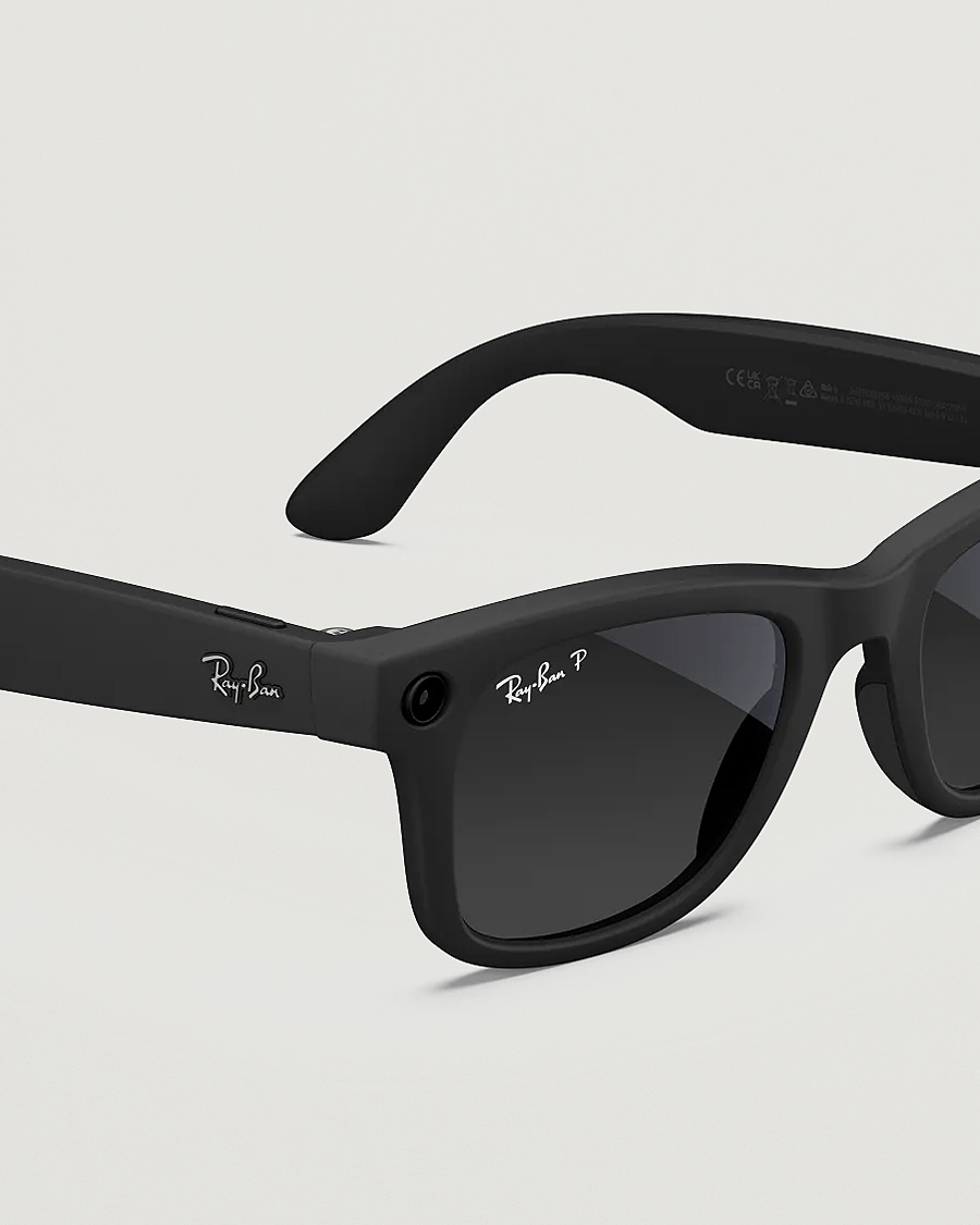 Herr | Solglasögon | Ray-Ban | Wayfarer Meta 50 Sunglasses Matte Black