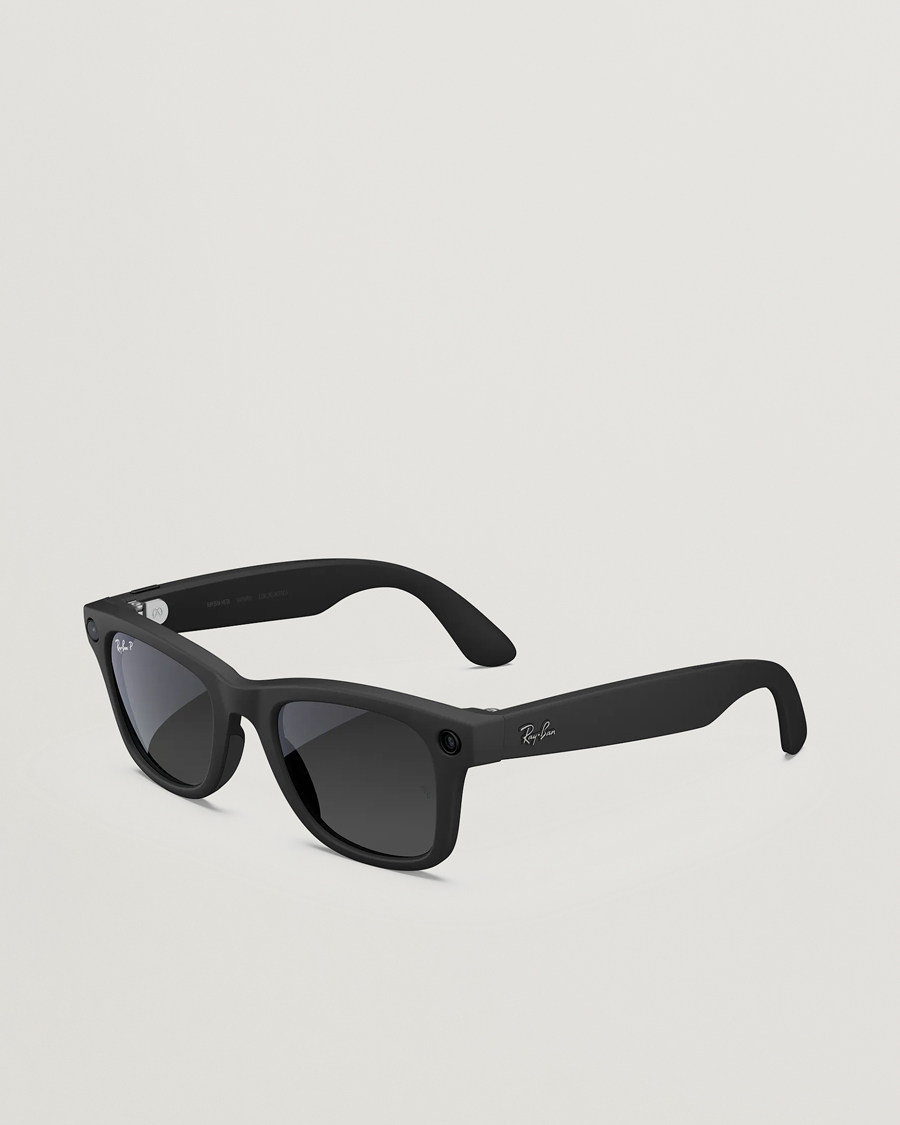 Herr | Solglasögon | Ray-Ban | Wayfarer Meta 53 Sunglasses Matte Black