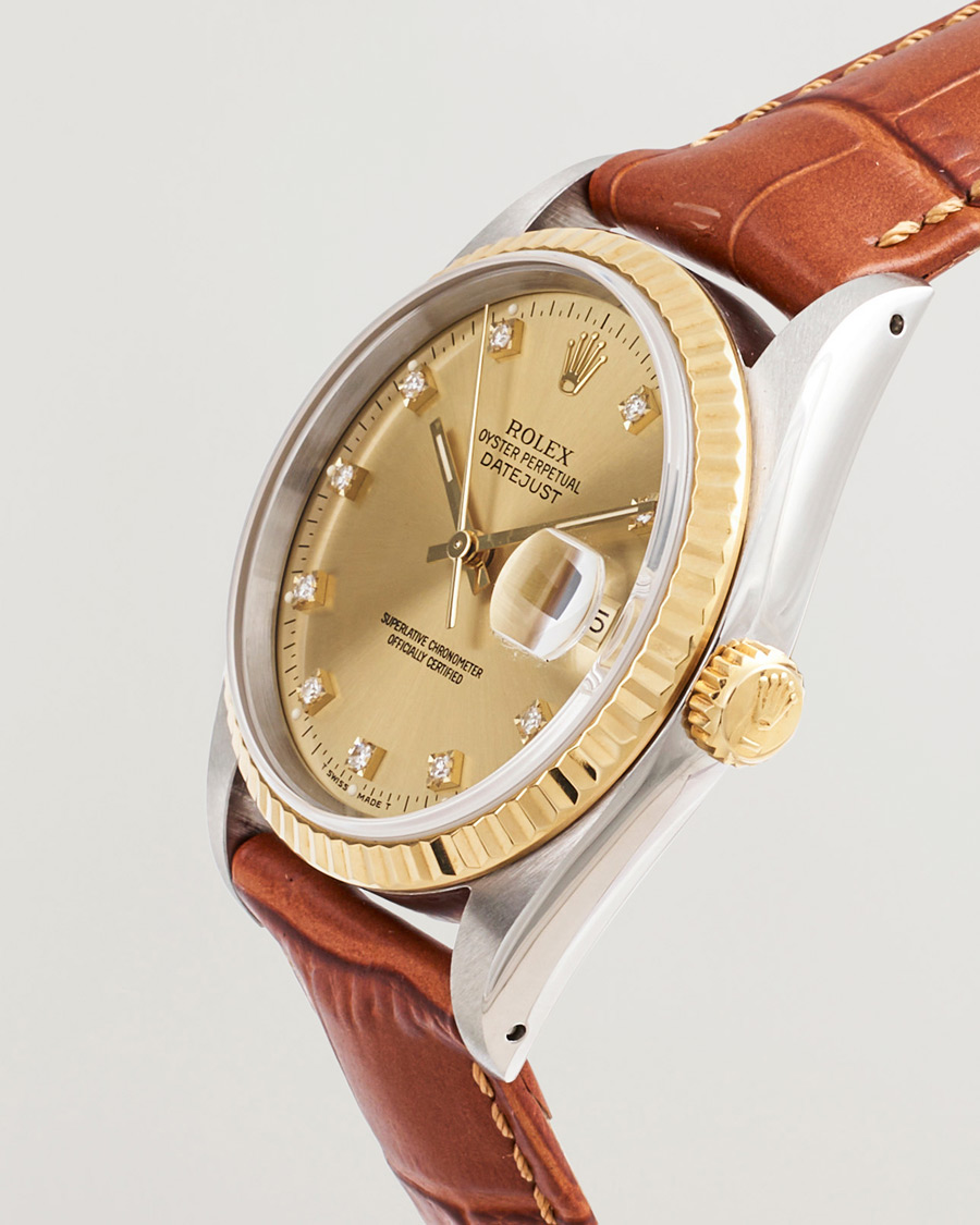 Herr | Pre-Owned & Vintage Watches | Rolex Pre-Owned | Datejust 36 G/S Diamant