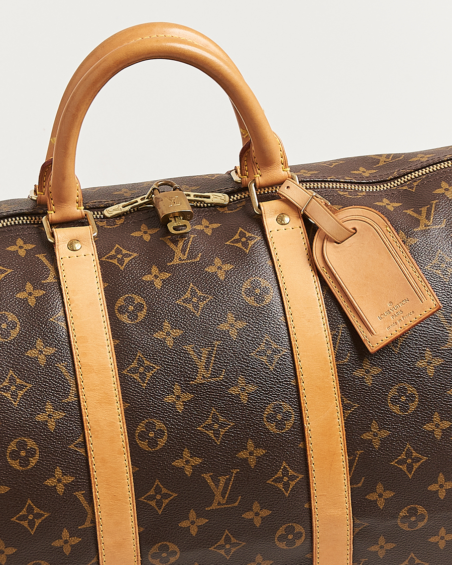 Herr | Pre-Owned & Vintage Bags | Louis Vuitton Pre-Owned | Keepall Bandouliére 55 Monogram