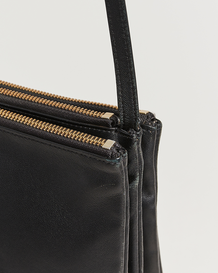 Herr | Pre-Owned & Vintage Bags | Celine Pre-Owned | Trio Bag Medium Leather Black