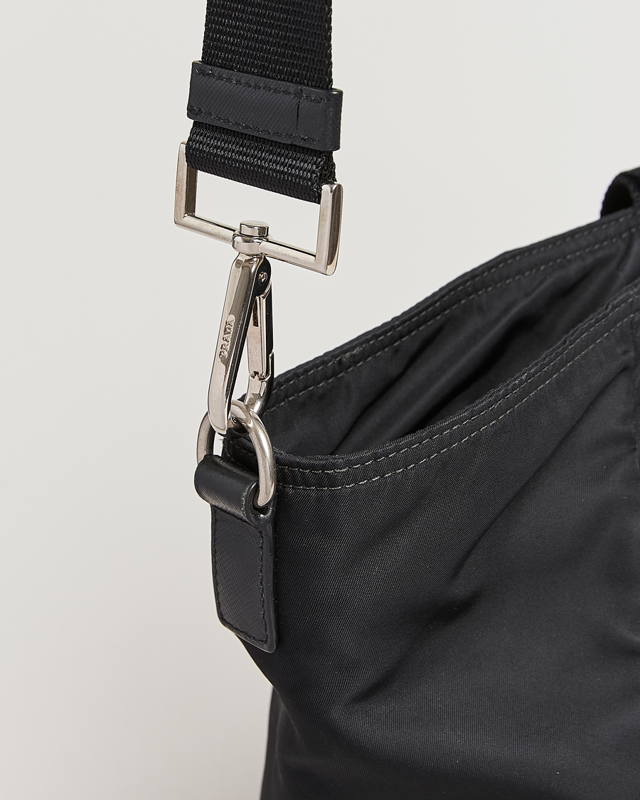 Herr | Pre-Owned & Vintage Bags | Prada Pre-Owned | 2 Way Boston Bag Tessuto Nylon Black