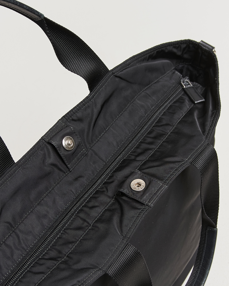 Herr | Pre-Owned & Vintage Bags | Prada Pre-Owned | 2 Way Boston Bag Tessuto Nylon Black