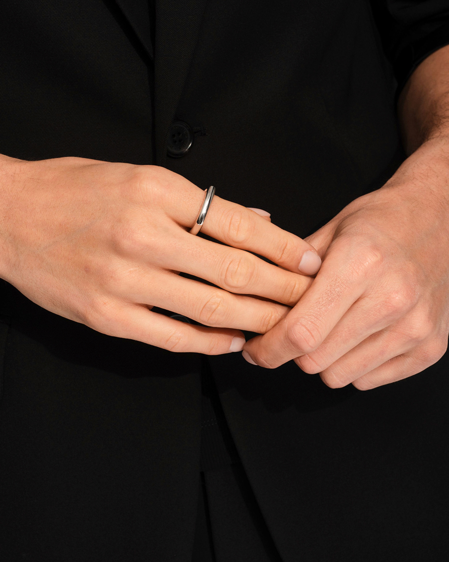 Herr | Smycken | Tom Wood | Frame Ring Slim Silver
