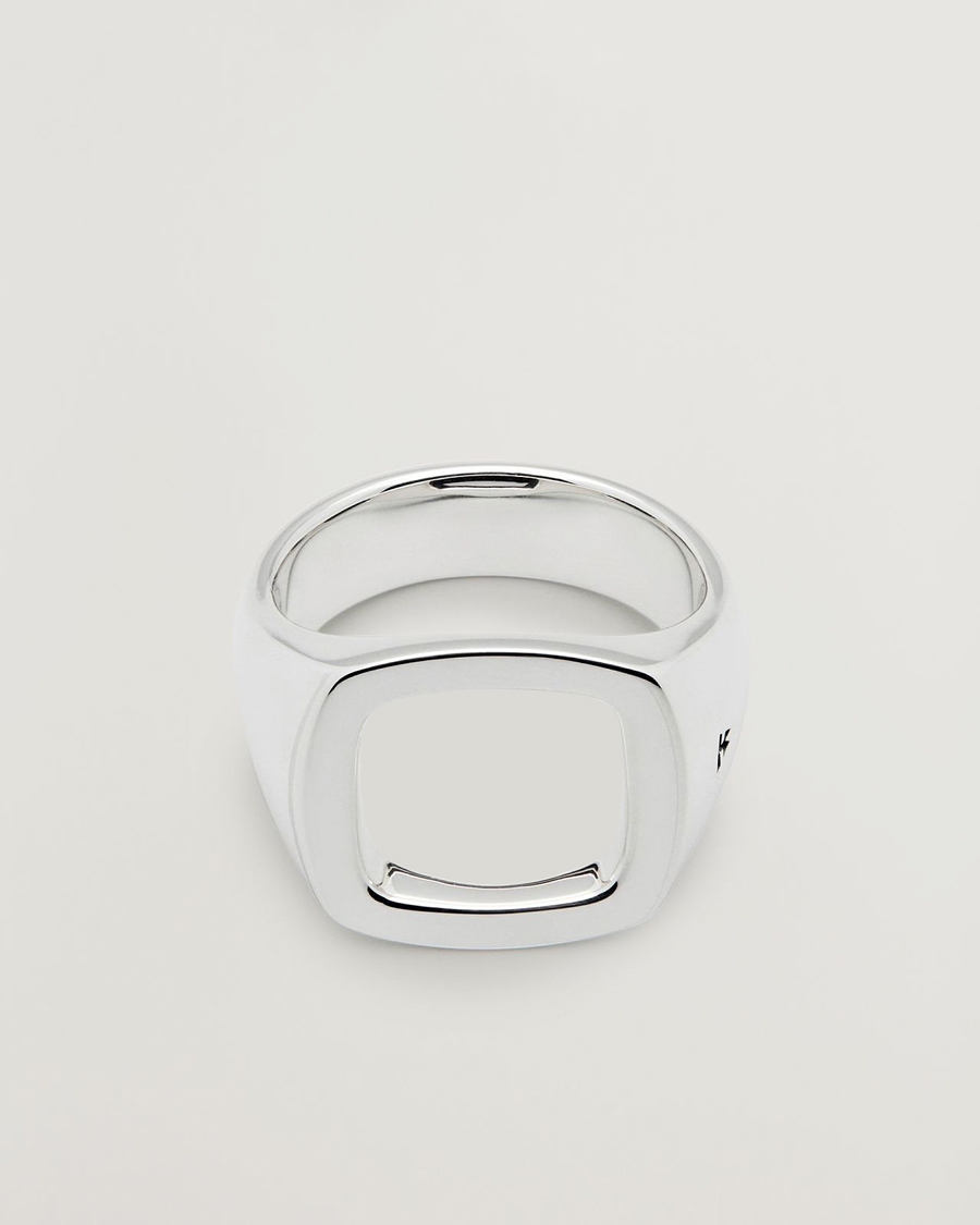 Herr | Smycken | Tom Wood | Cushion Open Ring Silver