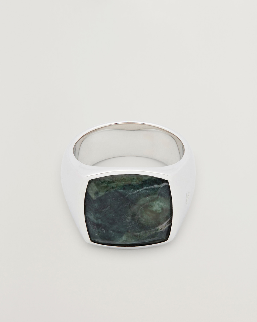 Herr | Smycken | Tom Wood | Cushion Ring Kambaba Silver