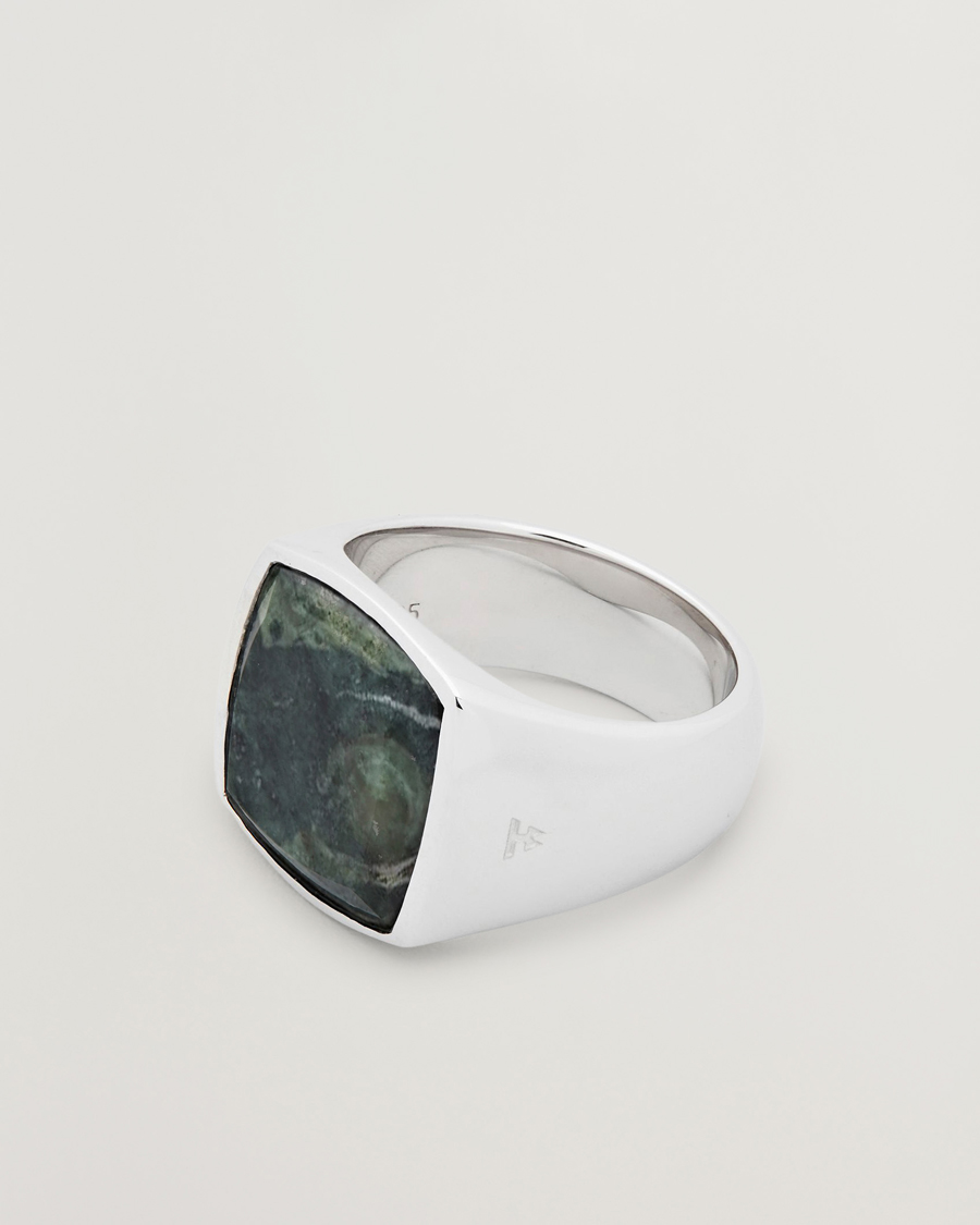 Herr | Smycken | Tom Wood | Cushion Ring Kambaba Silver