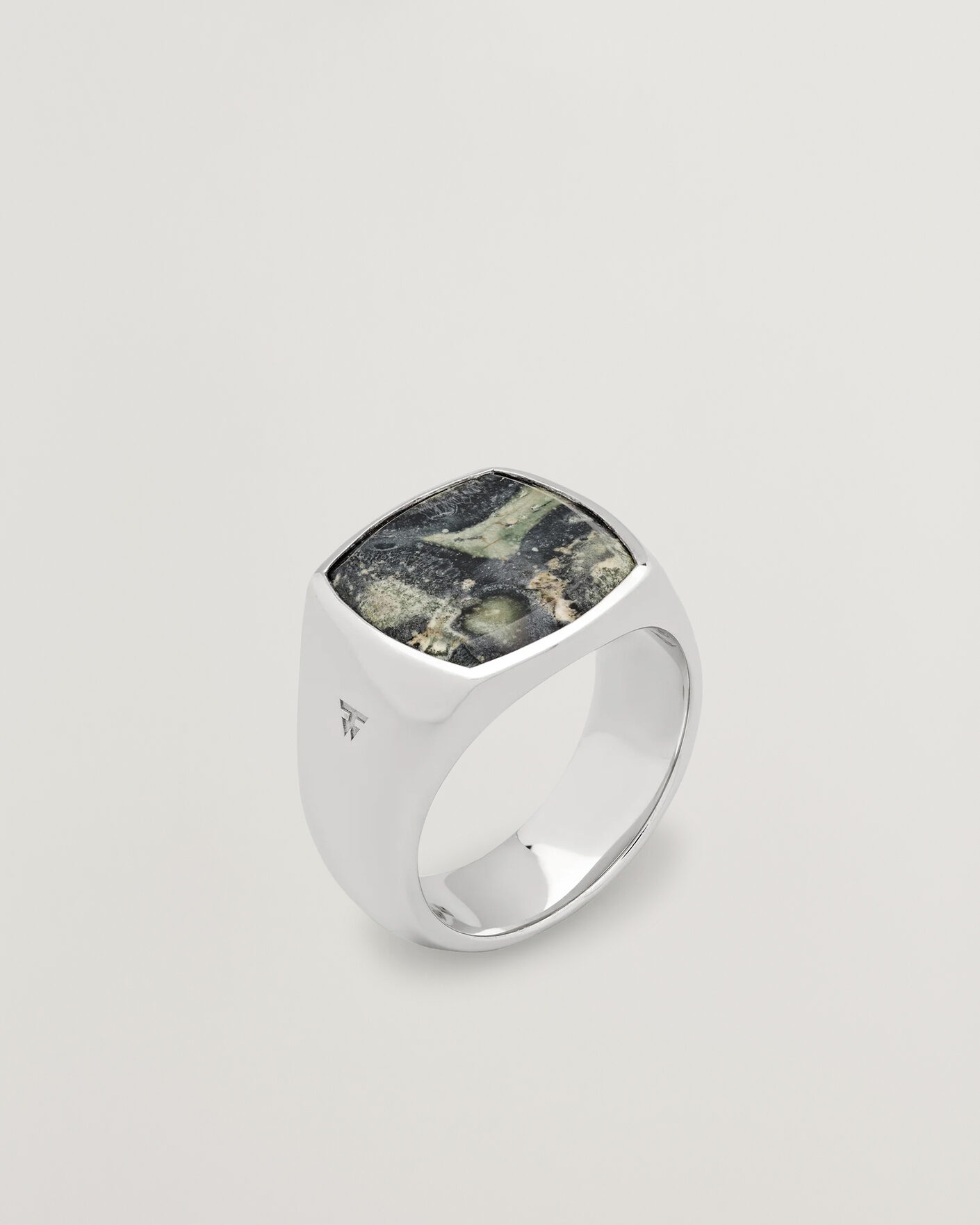 Herr | Smycken | Tom Wood | Cushion Ring Kambaba Silver