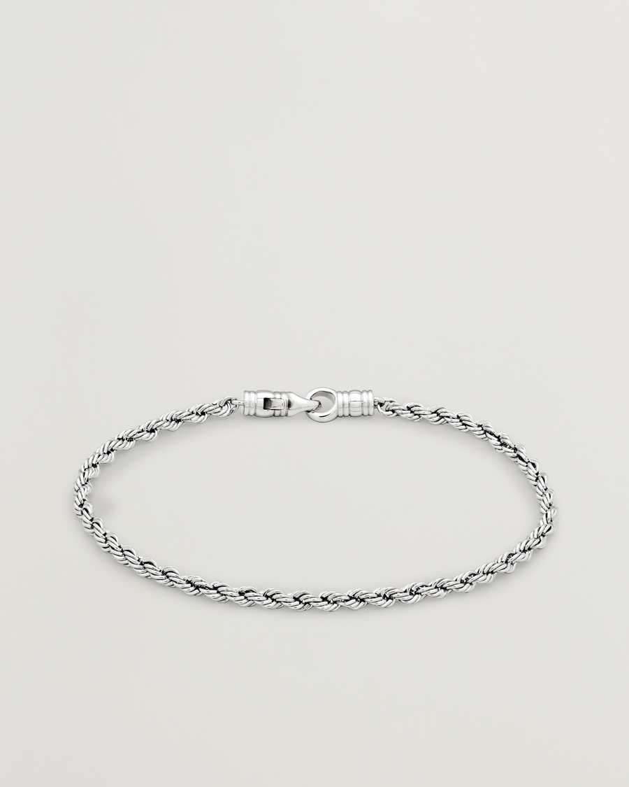 Herr | Smycken | Tom Wood | Rope Bracelet Silver