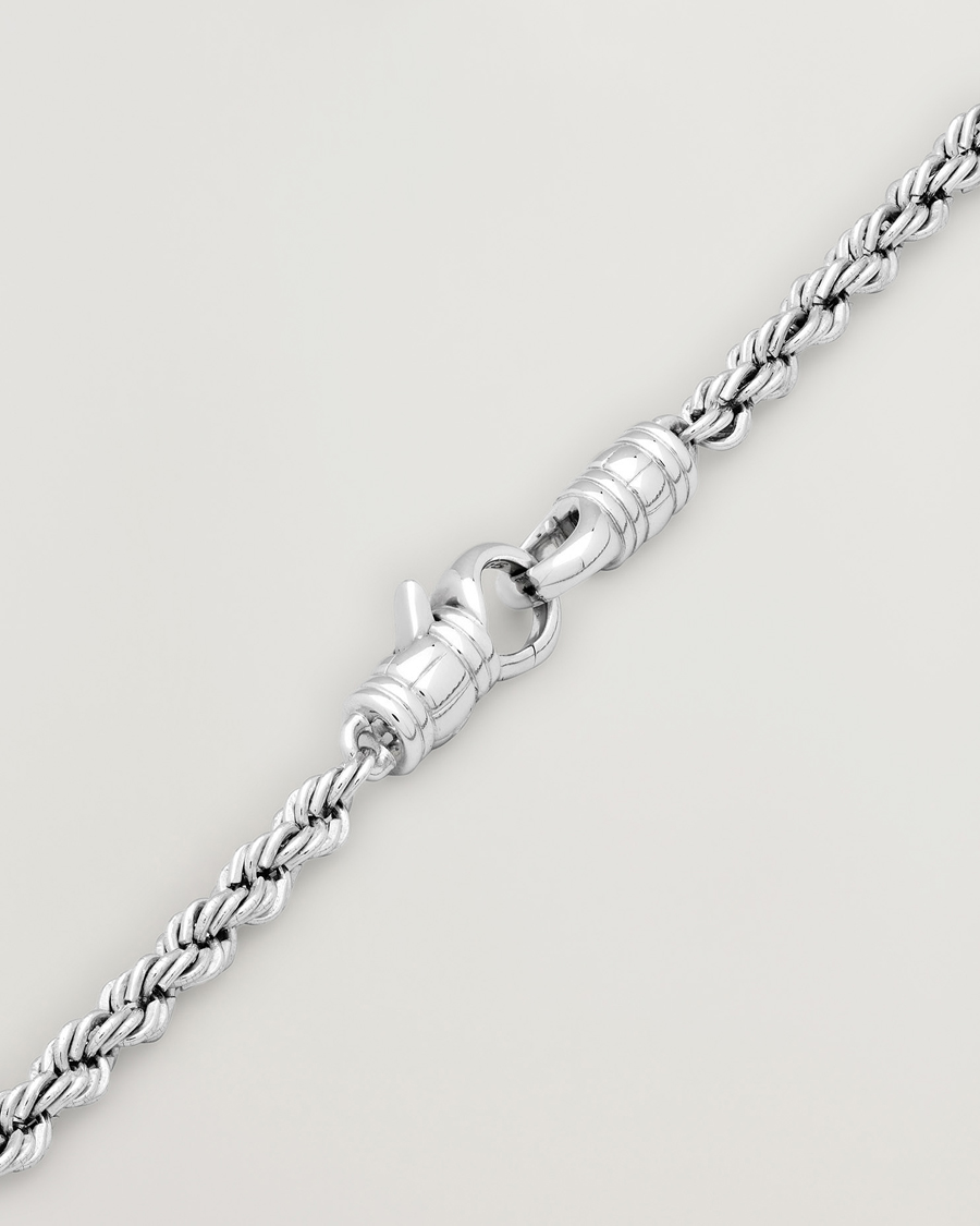 Herr | Smycken | Tom Wood | Rope Bracelet Silver