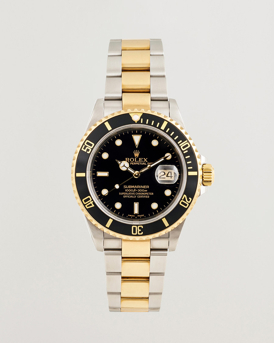 Herr | Rolex Pre-Owned Submariner Oyster Perpetual Two Tone Black | Rolex Pre-Owned | Submariner Oyster Perpetual Two Tone Black