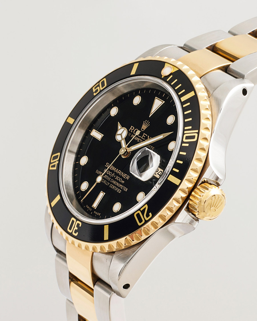 Herr | Rolex Pre-Owned Submariner Oyster Perpetual Two Tone Black | Rolex Pre-Owned | Submariner Oyster Perpetual Two Tone Black