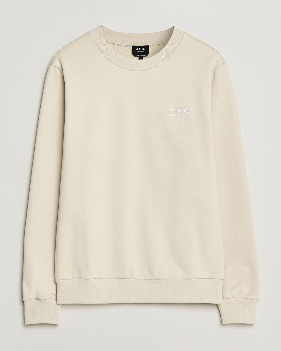Herr | Tröjor | A.P.C. | Rue Madame Tonal Sweatshirt Mastic